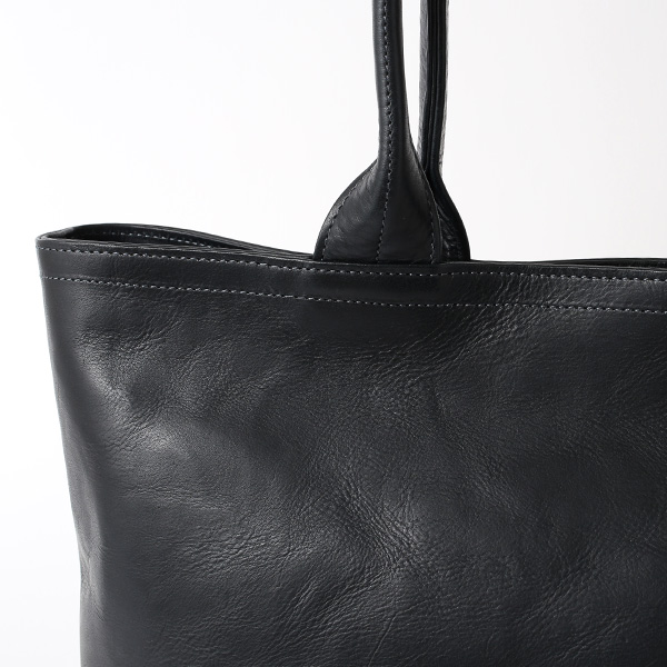  トートバッグ メンズ 本革 日本製 ブルー ネイビー 青色 無地 ビジネスバッグ 鞄 カバン 高級 シンプル 大容量 大きめ オシャレ 通勤 通学 ファイブウッズ(FIVE WOODS) PLATEAU(プラトウ) #39174