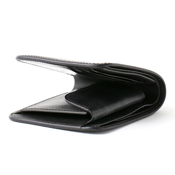  財布 メンズ 二つ折り 本革 ブライドルレザー 日本製 ブランド ブラック 黒 黒色 小銭入れあり コインケース オシャレ 高級 シンプル 大人 プレゼント ファイブウッズ(FIVE WOODS) CASK(キャスク) #38054