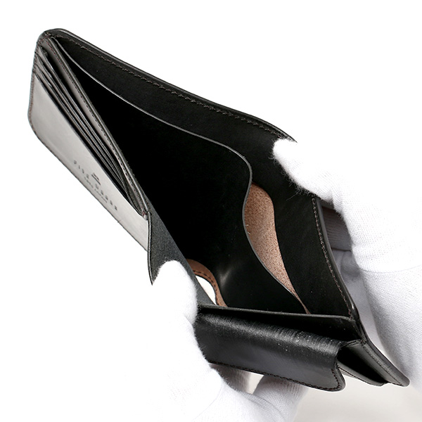  財布 メンズ 二つ折り 本革 ブライドルレザー 日本製 ブランド ブラック 黒 黒色 小銭入れあり コインケース オシャレ 高級 シンプル 大人 プレゼント ファイブウッズ(FIVE WOODS) CASK(キャスク) #38054