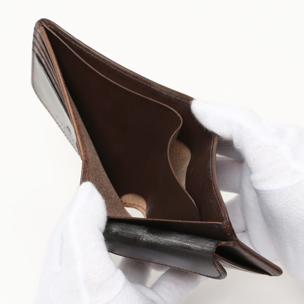  財布 メンズ 二つ折り 本革 ブライドルレザー 日本製 ブランド ダークブラウン ブラウン 茶 茶色 小銭入れあり コインケース オシャレ 高級 シンプル 大人 プレゼント ファイブウッズ(FIVE WOODS) CASK(キャスク) #38054