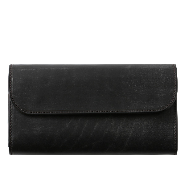 ファイブウッズ(FIVE WOODS) CASK(キャスク) ブライドルレザー 長財布 ブラック