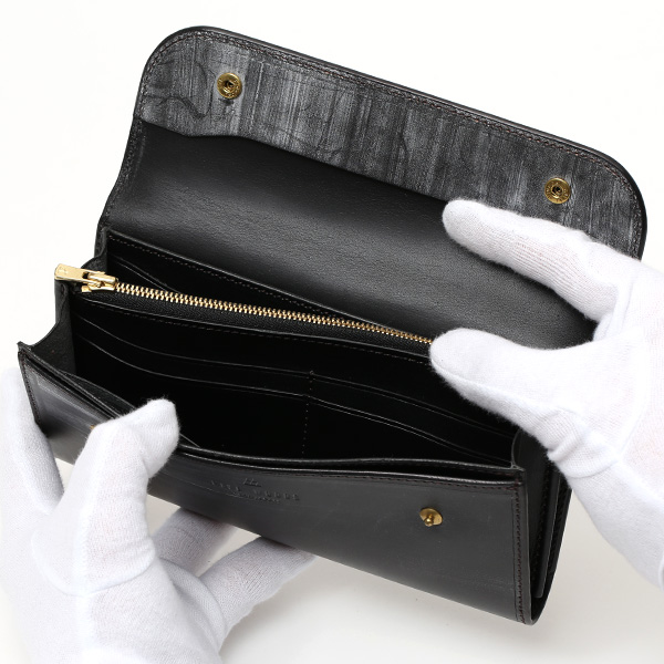  長財布 メンズ 長財布 本革 ブライドルレザー 日本製 ブランド ブラック 黒 黒色 小銭入れあり コインケース オシャレ 高級 シンプル 大人 ファイブウッズ(FIVE WOODS) CASK(キャスク) #38057