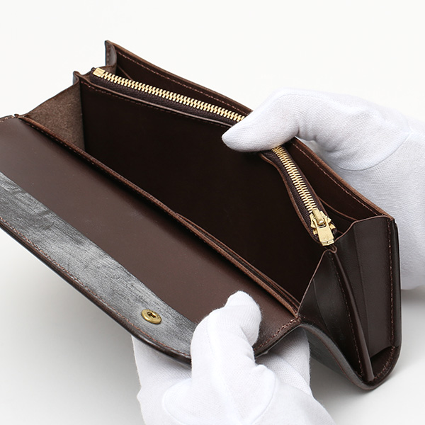 長財布 メンズ 長財布 本革 ブライドルレザー 日本製 ブランド ダークブラウン ブラウン 茶 茶色 小銭入れあり コインケース オシャレ 高級 シンプル 大人 ファイブウッズ(FIVE WOODS) CASK(キャスク) #38057