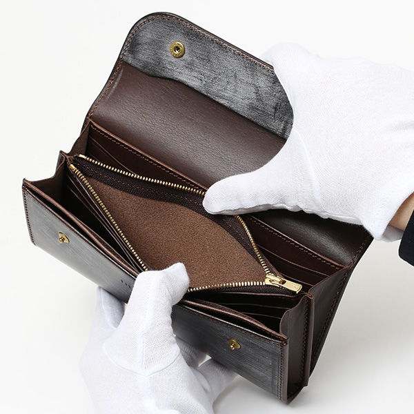 長財布 メンズ 長財布 本革 ブライドルレザー 日本製 ブランド ダークブラウン ブラウン 茶 茶色 小銭入れあり コインケース オシャレ 高級 シンプル 大人 ファイブウッズ(FIVE WOODS) CASK(キャスク) #38057