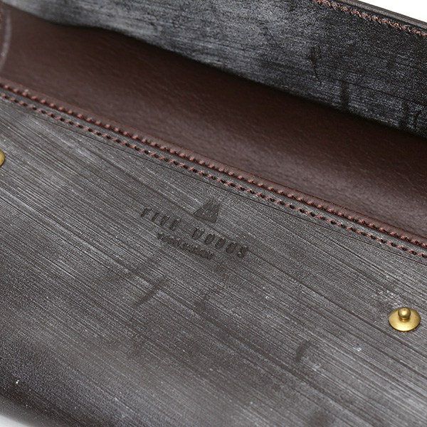 長財布 メンズ 長財布 本革 ブライドルレザー 日本製 ブランド ダークブラウン ブラウン 茶 茶色 小銭入れあり コインケース オシャレ 高級 シンプル 大人 ファイブウッズ(FIVE WOODS) CASK(キャスク) #38057