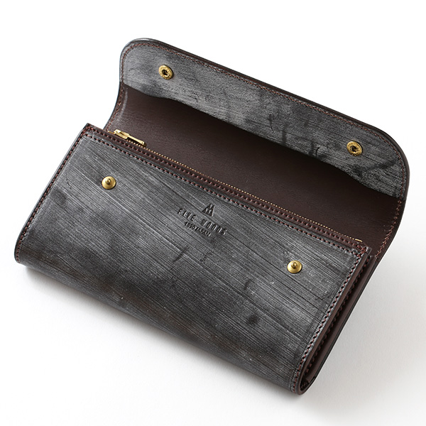 長財布 メンズ 長財布 本革 ブライドルレザー 日本製 ブランド ダークブラウン ブラウン 茶 茶色 小銭入れあり コインケース オシャレ 高級 シンプル 大人 ファイブウッズ(FIVE WOODS) CASK(キャスク) #38057