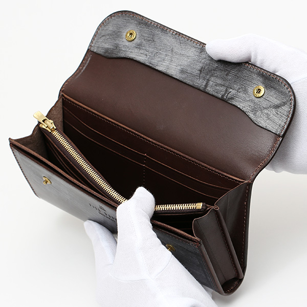 長財布 メンズ 長財布 本革 ブライドルレザー 日本製 ブランド ダークブラウン ブラウン 茶 茶色 小銭入れあり コインケース オシャレ 高級 シンプル 大人 ファイブウッズ(FIVE WOODS) CASK(キャスク) #38057