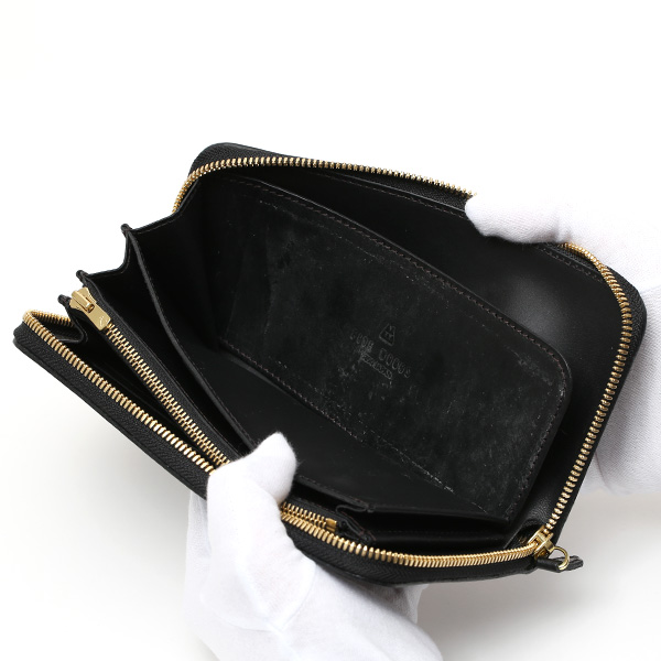  長財布 メンズ ラウンドファスナー 財布 本革 ブライドルレザー 日本製 ブランド ブラック 黒 黒色 小銭入れあり コインケース オシャレ 高級 シンプル 大人 ファイブウッズ(FIVE WOODS) CASK(キャスク) #38057