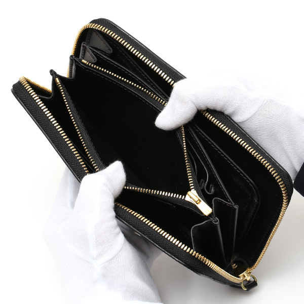  長財布 メンズ ラウンドファスナー 財布 本革 ブライドルレザー 日本製 ブランド ブラック 黒 黒色 小銭入れあり コインケース オシャレ 高級 シンプル 大人 ファイブウッズ(FIVE WOODS) CASK(キャスク) #38057