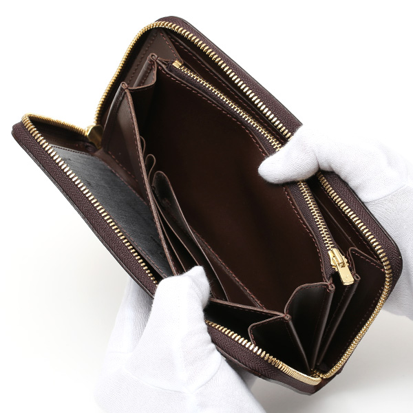 長財布 メンズ ラウンドファスナー 財布 本革 ブライドルレザー 日本製 ブランド ダークブラウン ブラウン 茶 茶色 小銭入れあり コインケース オシャレ 高級 シンプル 大人 ファイブウッズ(FIVE WOODS) CASK(キャスク) #38057