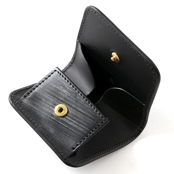  小銭入れ メンズ ブランド 本革 ブライドルレザー コインケース ブラック 黒 黒色 日本製 オシャレ 高級 財布 シンプル 大人 ファイブウッズ(FIVE WOODS) CASK(キャスク) #38062