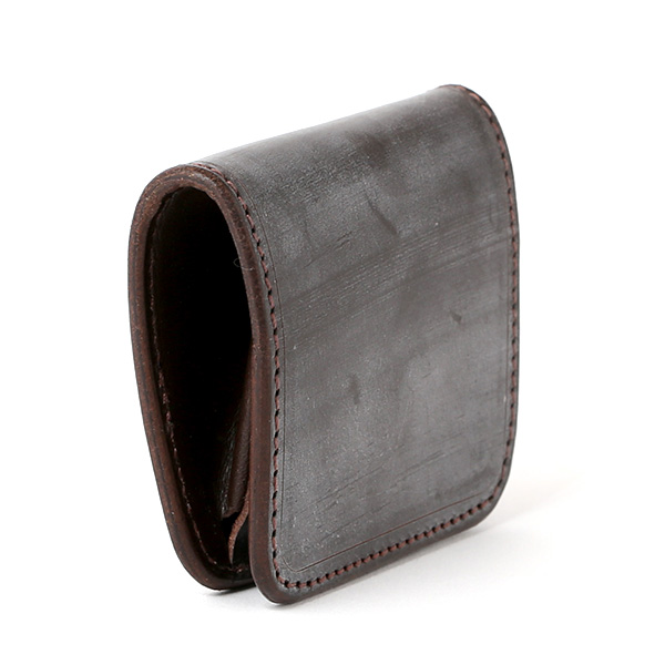  小銭入れ メンズ ブランド 本革 ブライドルレザー コインケース ダークブラウン ブラウン 茶 茶色 日本製 オシャレ 高級 財布 シンプル 大人 ファイブウッズ(FIVE WOODS) CASK(キャスク) #38062