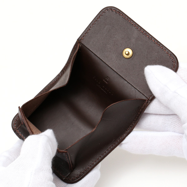  小銭入れ メンズ ブランド 本革 ブライドルレザー コインケース ダークブラウン ブラウン 茶 茶色 日本製 オシャレ 高級 財布 シンプル 大人 ファイブウッズ(FIVE WOODS) CASK(キャスク) #38062