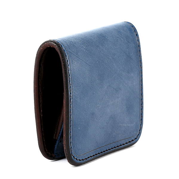  小銭入れ メンズ ブランド 本革 ブライドルレザー コインケース ブルー ネイビー 青色 日本製 オシャレ 高級 財布 シンプル 大人 ファイブウッズ(FIVE WOODS) CASK(キャスク) #38062