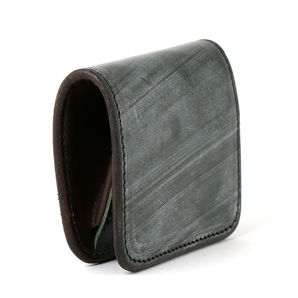  小銭入れ メンズ ブランド 本革 ブライドルレザー コインケース グリーン 緑色 日本製 オシャレ 高級 財布 シンプル 大人 ファイブウッズ(FIVE WOODS) CASK(キャスク) #38062