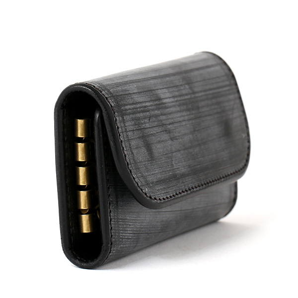  キーケース メンズ 本革 ブライドルレザー ブランド ブラック 黒 黒色 日本製 オシャレ 高級 鍵 ケース 入れ物 プレゼント オールレザー ファイブウッズ(FIVE WOODS) CASK(キャスク) #38063