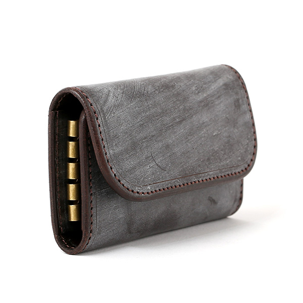  キーケース メンズ 本革 ブライドルレザー ブランド ダークブラウン ブラウン 茶 茶色 日本製 オシャレ 高級 鍵 ケース 入れ物 プレゼント オールレザー ファイブウッズ(FIVE WOODS) CASK(キャスク) #38063