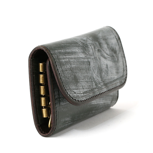  キーケース メンズ 本革 ブライドルレザー ブランド グリーン 緑色 日本製 オシャレ 高級 鍵 ケース 入れ物 プレゼント オールレザー ファイブウッズ(FIVE WOODS) CASK(キャスク) #38063