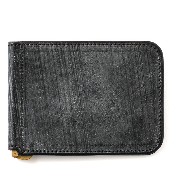 ファイブウッズ(FIVE WOODS) CASK(キャスク) ブライドルレザー マネークリップ ブラック