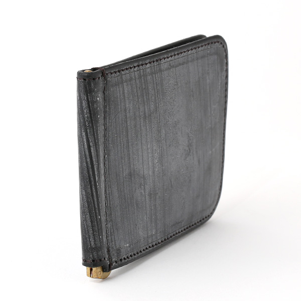  マネークリップ メンズ 本革 ブライドルレザー ブランド ブラック 黒 黒色 カード収納可 お札挟み オールレザー オシャレ 高級 プレゼント ファイブウッズ(FIVE WOODS) CASK(キャスク) #38064