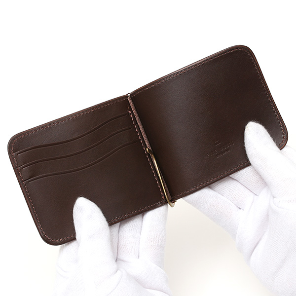  マネークリップ メンズ 本革 ブライドルレザー ブランド ダークブラウン ブラウン 茶 茶色 カード収納可 お札挟み オールレザー オシャレ 高級 プレゼント ファイブウッズ(FIVE WOODS) CASK(キャスク) #38064