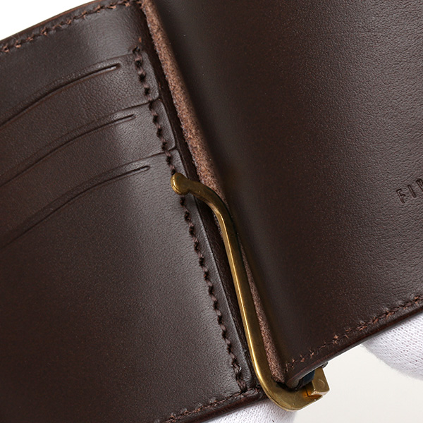  マネークリップ メンズ 本革 ブライドルレザー ブランド ブルー ネイビー 青色 カード収納可 お札挟み オールレザー オシャレ 高級 プレゼント ファイブウッズ(FIVE WOODS) CASK(キャスク) #38064