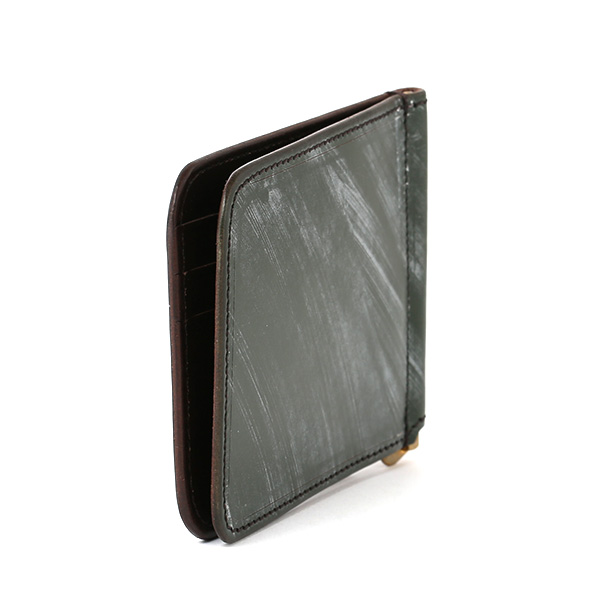  マネークリップ メンズ 本革 ブライドルレザー ブランド グリーン 緑色 カード収納可 お札挟み オールレザー オシャレ 高級 プレゼント ファイブウッズ(FIVE WOODS) CASK(キャスク) #38064