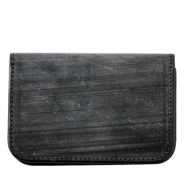 ファイブウッズ(FIVE WOODS) CASK(キャスク) ブライドルレザー カードケース ブラック