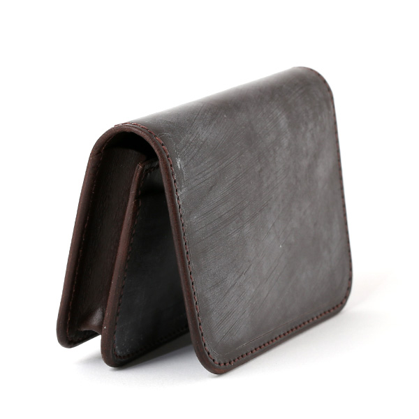  名刺入れ メンズ 本革 ブライドルレザー ブランド ダークブラウン ブラウン 茶 茶色 カードケース オールレザー オシャレ 高級 プレゼント ファイブウッズ(FIVE WOODS) CASK(キャスク) #38065