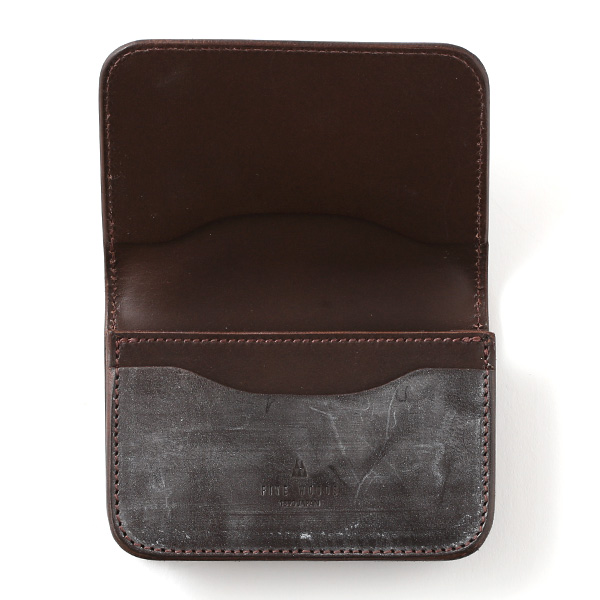  名刺入れ メンズ 本革 ブライドルレザー ブランド ダークブラウン ブラウン 茶 茶色 カードケース オールレザー オシャレ 高級 プレゼント ファイブウッズ(FIVE WOODS) CASK(キャスク) #38065