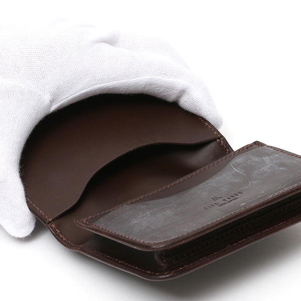 名刺入れ メンズ 本革 ブライドルレザー ブランド ダークブラウン ブラウン 茶 茶色 カードケース オールレザー オシャレ 高級 プレゼント ファイブウッズ(FIVE WOODS) CASK(キャスク) #38065