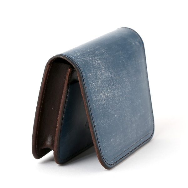  名刺入れ メンズ 本革 ブライドルレザー ブランド ブルー ネイビー 青色 カードケース オールレザー オシャレ 高級 プレゼント ファイブウッズ(FIVE WOODS) CASK(キャスク) #38065