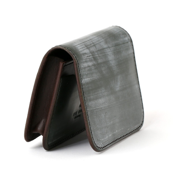 名刺入れ メンズ 本革 ブライドルレザー ブランド グリーン 緑色 カードケース オールレザー オシャレ 高級 プレゼント ファイブウッズ(FIVE WOODS) CASK(キャスク) #38065