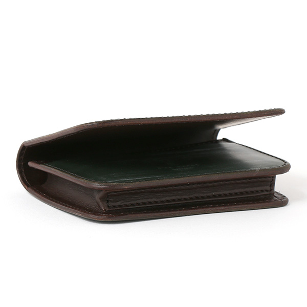 名刺入れ メンズ 本革 ブライドルレザー ブランド グリーン 緑色 カードケース オールレザー オシャレ 高級 プレゼント ファイブウッズ(FIVE WOODS) CASK(キャスク) #38065