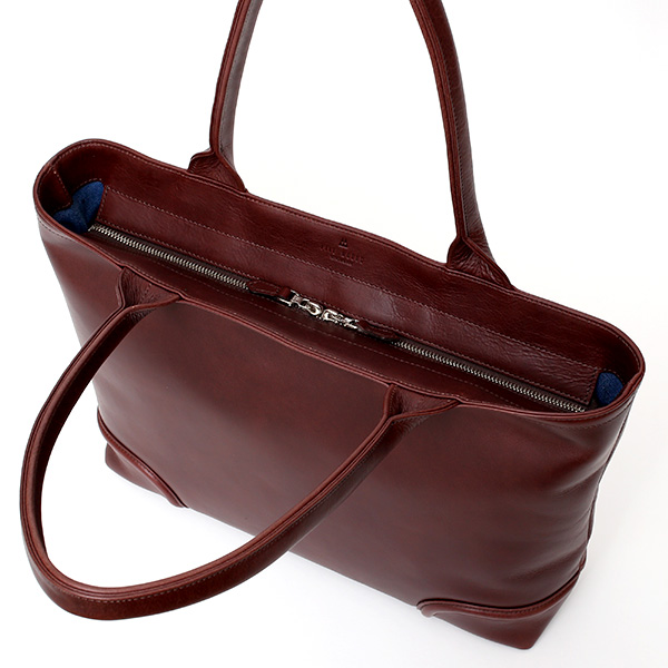  トートバッグ メンズ 本革 日本製 レッド ワイン 赤色 無地 ビジネスバッグ 鞄 カバン 高級 シンプル 大容量 大きめ オシャレ 通勤 通学 ファイブウッズ(FIVE WOODS) PLATEAU(プラトウ) #39186