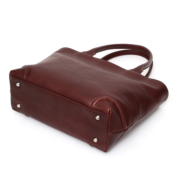  トートバッグ ブランド メンズ レディース 本革 日本製 レッド ワイン 赤色 無地 小さめ ビジネスバッグ 小ぶり 鞄 カバン 高級 シンプル コンパクト オシャレ 通勤 通学 ファイブウッズ(FIVE WOODS) PLATEAU(プラトウ) #39189