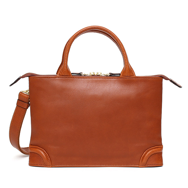 ファイブウッズ(FIVE WOODS) PLATEAU(プラトウ) ナノ ビジネス レザー トートバッグ ブラウン