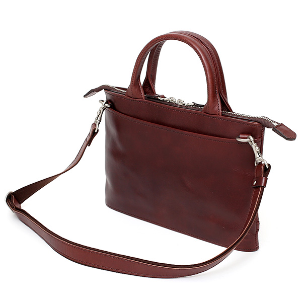  トートバッグ ブランド メンズ レディース 本革 日本製 レッド ワイン 赤色 無地 クラッチバッグ 鞄 カバン 高級 シンプル コンパクト 小ぶり オシャレ 通勤 通学 ファイブウッズ(FIVE WOODS) PLATEAU(プラトウ) #39190