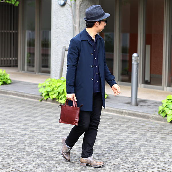  トートバッグ ブランド メンズ レディース 本革 日本製 レッド ワイン 赤色 無地 クラッチバッグ 鞄 カバン 高級 シンプル コンパクト 小ぶり オシャレ 通勤 通学 ファイブウッズ(FIVE WOODS) PLATEAU(プラトウ) #39190