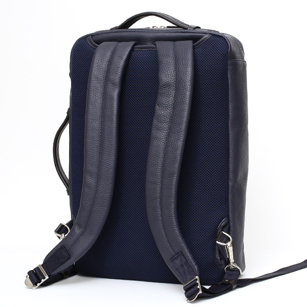  ビジネス リュック ブランド ブランド バックパック メンズ 本革 日本製 大容量 ブルー ネイビー 青色 ビジネスバッグ 鞄 カバン ショルダー 高級 シンプル オシャレ 通勤 通学 出張 ファイブウッズ(FIVE WOODS) GRAIN(グレイン) #39092