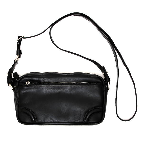 ファイブウッズ(FIVE WOODS) PLATEAU(プラトウ) レザー ショルダーバッグ ブラック