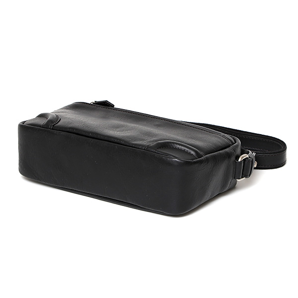  ボディバッグ メンズ 本革 レザー ショルダーバッグ ブランド ミニ バッグ コンパクト 軽い 鞄 ブラック 黒 黒色 サコッシュ レディース カジュアル ポシェット 国産 ファイブウッズ(FIVE WOODS)