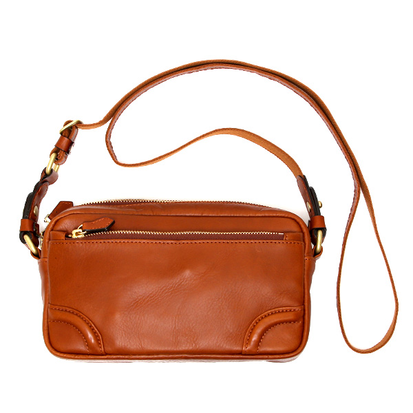 ファイブウッズ(FIVE WOODS) PLATEAU(プラトウ) レザー ショルダーバッグ ブラウン