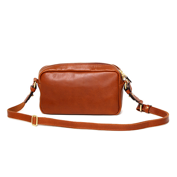 ボディバッグ メンズ 本革 レザー ショルダーバッグ ブランド ミニ バッグ コンパクト 軽い 鞄 ブラウン 茶 茶色 サコッシュ レディース カジュアル ポシェット 国産 ファイブウッズ(FIVE WOODS)