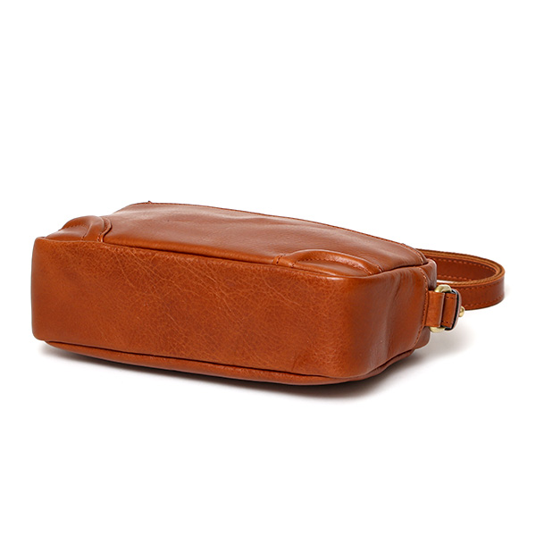 ボディバッグ メンズ 本革 レザー ショルダーバッグ ブランド ミニ バッグ コンパクト 軽い 鞄 ブラウン 茶 茶色 サコッシュ レディース カジュアル ポシェット 国産 ファイブウッズ(FIVE WOODS)