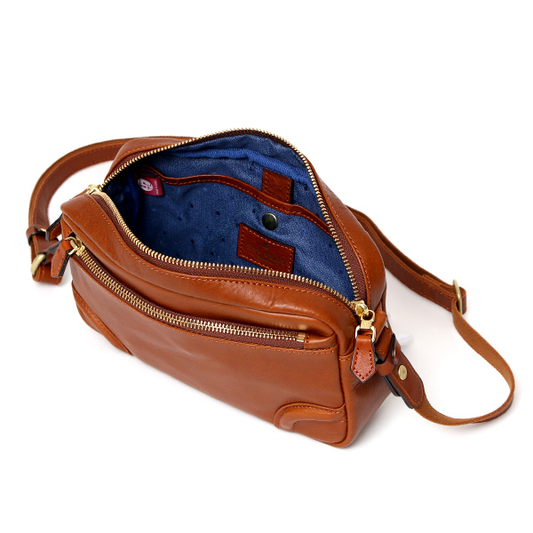 ボディバッグ メンズ 本革 レザー ショルダーバッグ ブランド ミニ バッグ コンパクト 軽い 鞄 ブラウン 茶 茶色 サコッシュ レディース カジュアル ポシェット 国産 ファイブウッズ(FIVE WOODS)