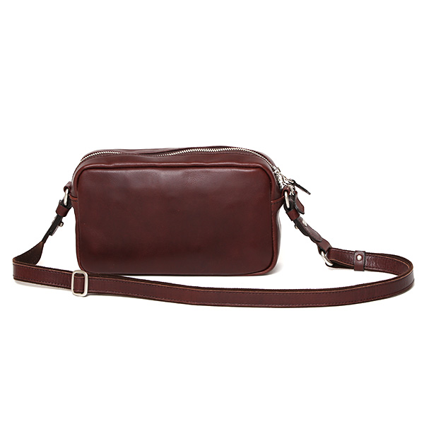 ボディバッグ メンズ 本革 レザー ショルダーバッグ ブランド ミニ バッグ コンパクト 軽い 鞄 レッド ワイン 赤色 サコッシュ レディース カジュアル ポシェット 国産 ファイブウッズ(FIVE WOODS)