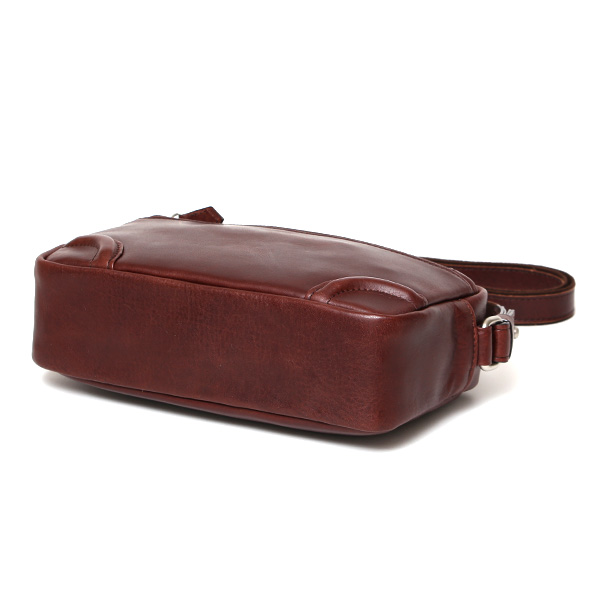 ボディバッグ メンズ 本革 レザー ショルダーバッグ ブランド ミニ バッグ コンパクト 軽い 鞄 レッド ワイン 赤色 サコッシュ レディース カジュアル ポシェット 国産 ファイブウッズ(FIVE WOODS)