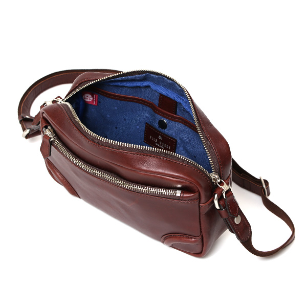 ボディバッグ メンズ 本革 レザー ショルダーバッグ ブランド ミニ バッグ コンパクト 軽い 鞄 レッド ワイン 赤色 サコッシュ レディース カジュアル ポシェット 国産 ファイブウッズ(FIVE WOODS)