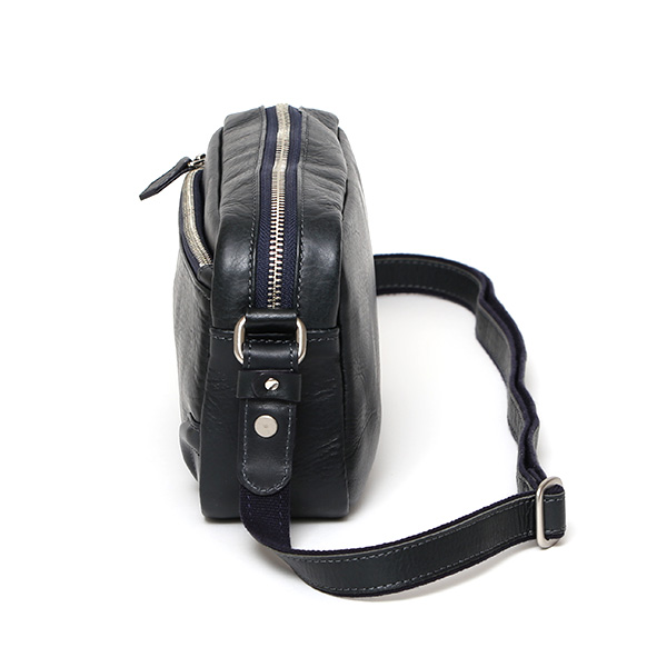 ボディバッグ メンズ 本革 レザー ショルダーバッグ ブランド ミニ バッグ コンパクト 軽い 鞄 ブルー ネイビー 青色 サコッシュ レディース カジュアル ポシェット 国産 ファイブウッズ(FIVE WOODS)